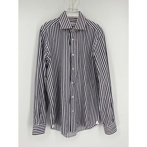Robert Graham Striped 100% Cotton Long Sleeve Button-down Shirt